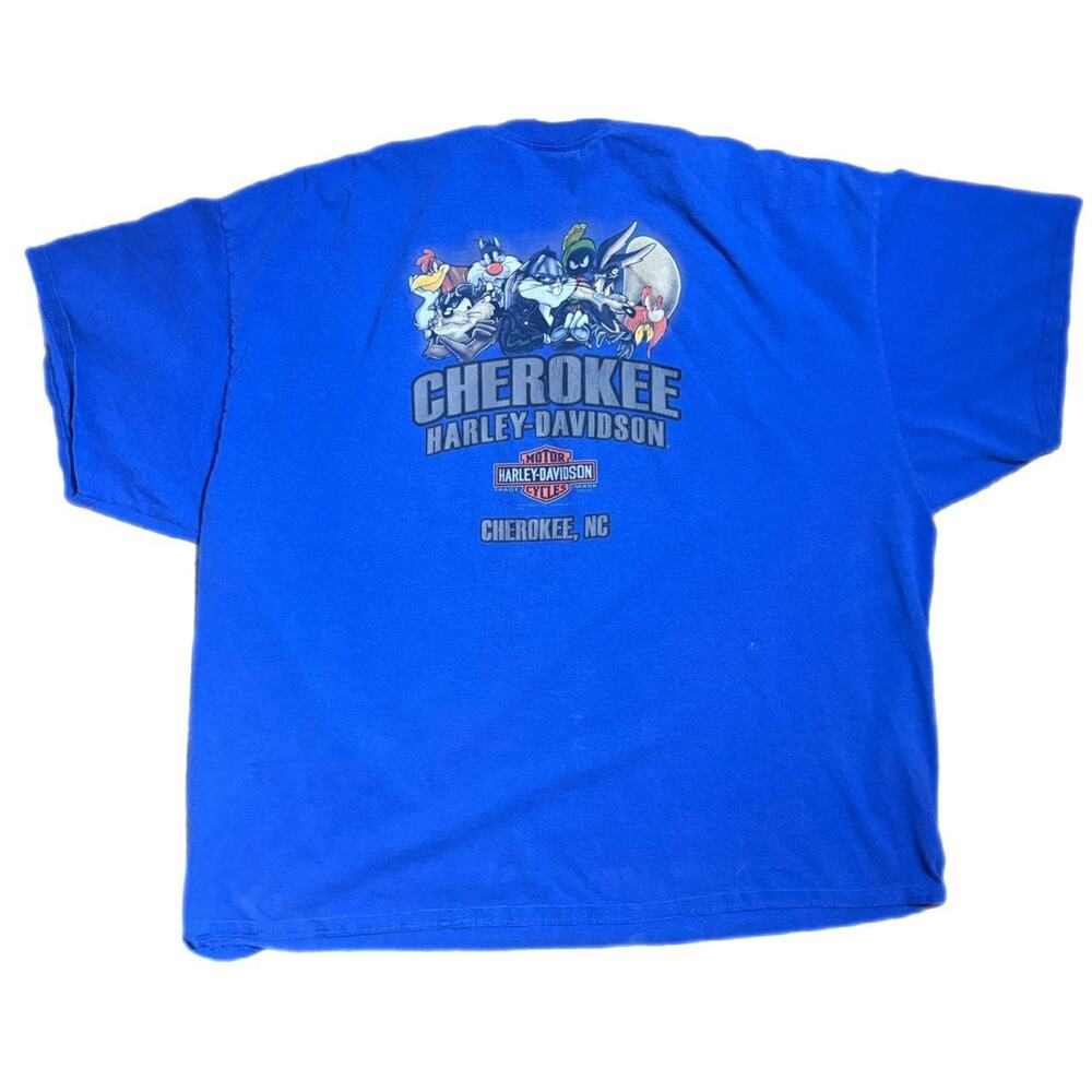 2016 Harley Davidson blue Looney Tunes Brotherhood tee 3XL